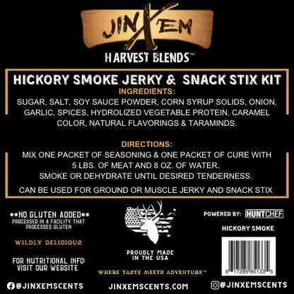 Hickory Smoke Jerky Seasoning & Snack Stix Kit