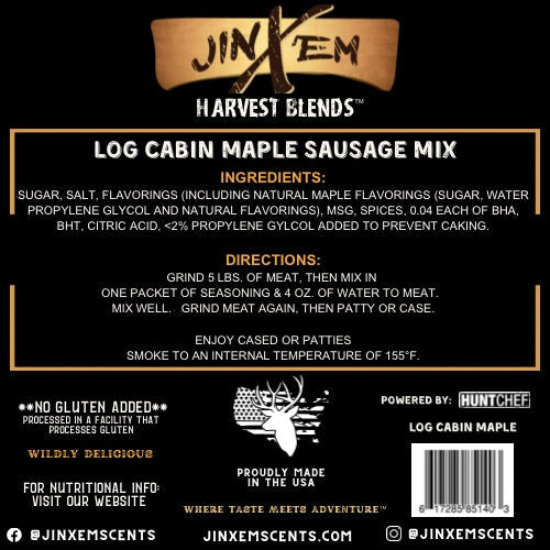 Log Cabin Maple - Sausage Seasoning Mix