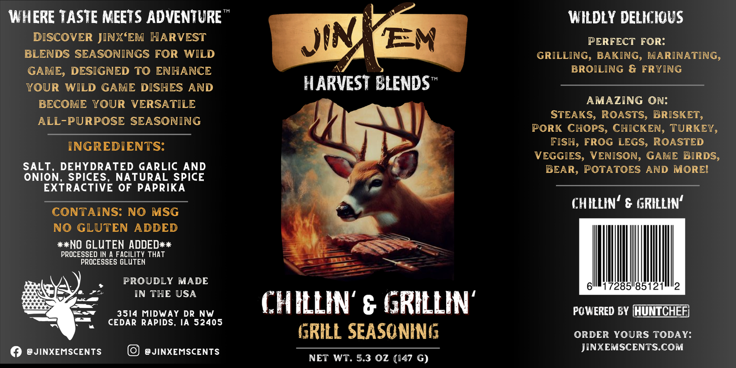 Chillin' & Grillin' Grill Seasoning